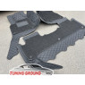 Коврики чёрные в салон Land Cruiser 100 1998-2007/Lexus LX 470 правый, левый руль