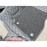 Коврики чёрные в салон Land Cruiser 100 1998-2007/Lexus LX 470 правый, левый руль