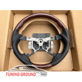 Руль темное дерево с перфорацией (F-Sport) Toyota Camry 40 2006-2011г