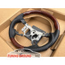 Руль темное дерево с перфорацией (F-Sport) Toyota Camry 40 2006-2011г