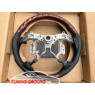 Руль темное дерево с перфорацией (F-Sport) Toyota Camry 40 2006-2011г