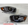 Фары LED стиль Range Rover на Highlander 2007-2010 год