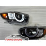 Фары LED стиль Range Rover на Highlander 2007-2010 год