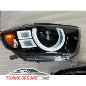 Фары LED стиль Range Rover на Highlander 2007-2010 год