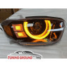 Фары LED стиль Range Rover на Highlander 2007-2010 год