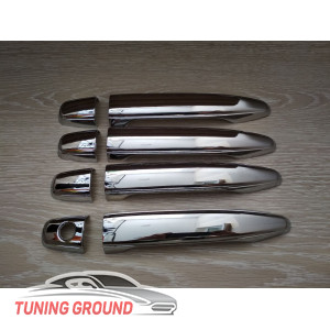 Хром накладки на ручки дверей для Toyota Harrier 03-12 год
