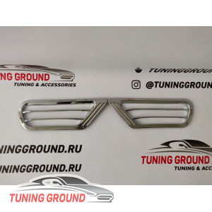 Хром накладки на воздухозаборники Land Cruiser 100 1998-2007