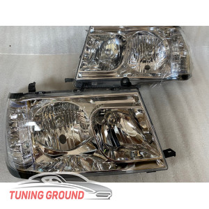 Фары хрусталь на Land Cruiser 100 2005-2007