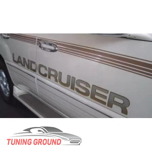 Наклейка LAND CRUISER на боковую часть LC100/80