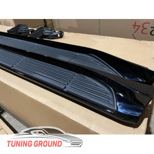 Пороги стиль LEXUS LED подсветка LC 100 1998-2007 ЛЕВЫЙ РУЛЬ!  