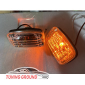Повороты в крыло хром для Toyota Land Cruiser 100 1998 -2007 год