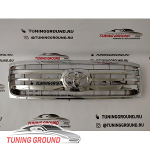 Решетка радиатора хромированная на Land Cruiser 100 2005-2007 год 