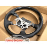Руль черный лак с перфорацией на Land Cruiser 100 2003-2007/Prado 120 2003-2009