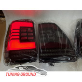 Стопы тюнинг дымчатые на Land Cruiser 100 1998-2007