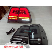 Стопы в стиле LC 300 дымчатые на Land Cruiser 100 1998-2007