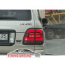 Стопы тюнинг дымчатые на Land Cruiser 100 1998-2007