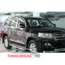Молдинги хром на Land Cruiser 200 2016-2019 год