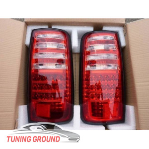 Стопы диодные на Land Cruiser 80 1989-1998 год красные Вариант 4