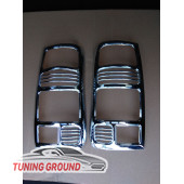 Хром накладки на стопы Land Cruiser 80 1989-1998