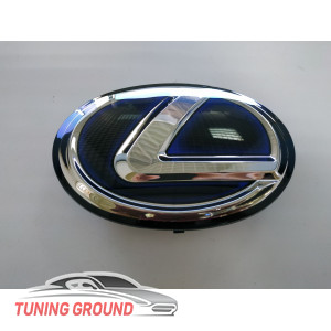 Эмблема Lexus Hybrid под стеклом 
