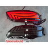 Фонари в задний бампер диодные дымчатые для Lexus RX 2003-2009 NEW V2