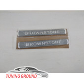 Шильдики на Land Cruiser 200 Brownstone