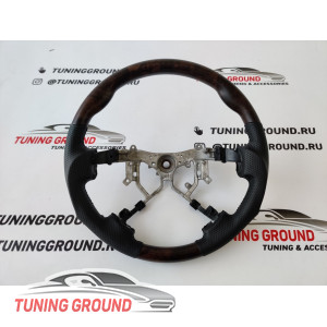 Руль темное дерево F-Sport на Land Cruiser 200 2008-2015