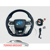 Руль GR Sport черный в сборе AIR BAG и кнопки на LC 200 2008-2021 г.