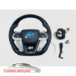 Руль GR Sport черный в сборе AIR BAG и кнопки на LC 200 2008-2021 г.