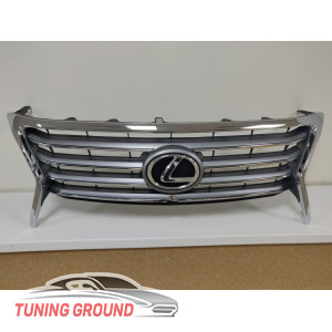 Решетка радиатора на Lexus LX 570 2012-2015 год стандартная