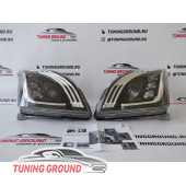 Фары тюнинг в стиле Mercedes LED для Prado 120 2003-2009 г