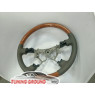 Руль серая кожа светлая косточка на Land Cruiser 100 2003-2007/Prado 120 2003-2009