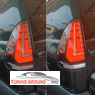 Задние фонари светодиодные стиль NEW LEXUS дымчатые Prado 120 2002-2008  