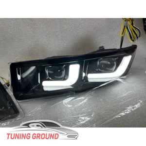 Противотуманные фары NEW LED c ДХО для Prado 120 2003-2009 г.