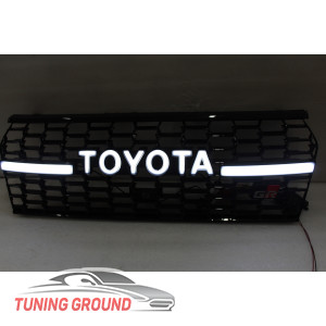 Решетка радиатора GR LED BLACK на Prado 2018+