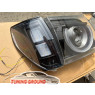 Фары тюнинг черные стиль Range Rover LED на Prado 90/95