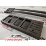 Рейлинги поперечные черные на Rav 4 2013+ 