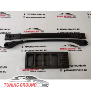 Рейлинги поперечные черные на Rav 4 2013+ 