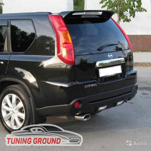 Спойлер черный на Nissan-X-Trail T31 2007-2013
